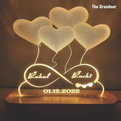 CRAFTY MARVELS Wood Table Photo Frame(Yellow, 1 Photo(s), 15 L x 15 W)