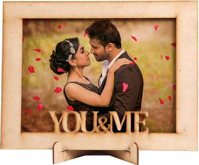 LAKHAJI Wood Wall Photo Frame(Brown, 1 Photo(s), 18*22)