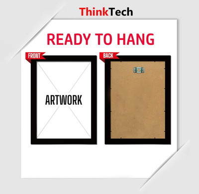 Think Tech MDF Wall Photo Frame(Light Blue, 1 Photo(s), 10x13inch)
