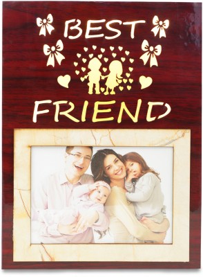 COSVIT Wood Wall Photo Frame(Brown, 1 Photo(s), 9*12)