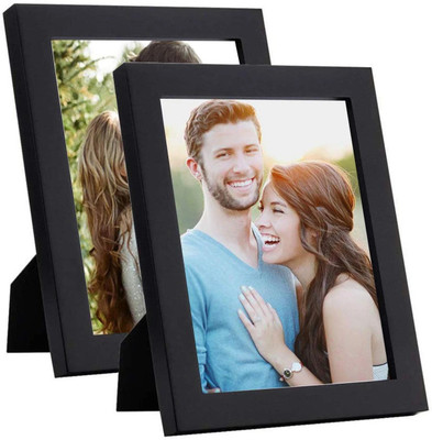 Painting Mantra Wood Table Photo Frame(Black, 2 Photo(s), 4x6 Inch)