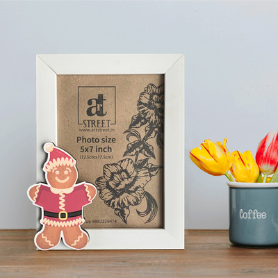 Art Street MDF Table Photo Frame(White, 1 Photo(s), 5x7 Inch)