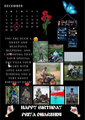 DEKOVA MDF Wall Photo Frame(Black, 9 Photo(s), 20.32 x 25.40)