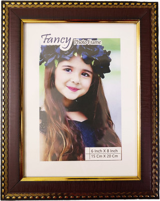 Picture Station Wood Wall Photo Frame(Brown, 1 Photo(s), 15x20)