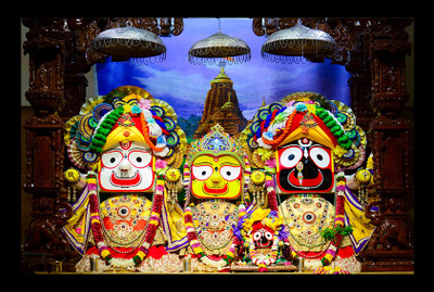 Think Tech MDF Wall Photo Frame(Maroon, 1 Photo(s), Size - 10x14 Inch JAGANNATH JI)