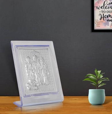 Chic Charm Glass Table Photo Frame(Silver, 1 Photo(s), 11 X 9 CM)