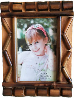 salvusappsolutions Wood Table Photo Frame(Brown, 1 Photo(s), 10x6)