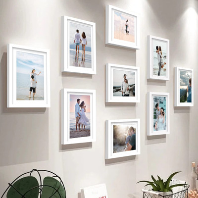 Stuthi Arts MDF Wall Photo Frame(Multicolor, 10 Photo(s), 6x8)