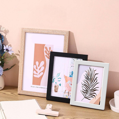 Ekhasa Wood Table Photo Frame(Multicolor, 3 Photo(s), 3.5x5.5 Inch, 4.5x6.5 Inch, 5.5x7.5 Inch)