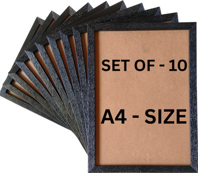 KGSFASHION Wood Wall Photo Frame(Black, 10 Photo(s), 9X12 CM)