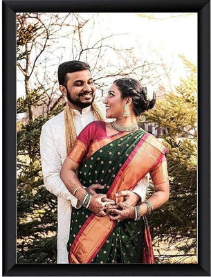 DEKOVA MDF Wall Photo Frame(Black, 1 Photo(s), Wood Wall Photo Frame Send photos WP-96728-52008 A4 Size)