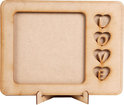 LAKHAJI Wood Wall Photo Frame(Brown, 1 Photo(s), 17*22)
