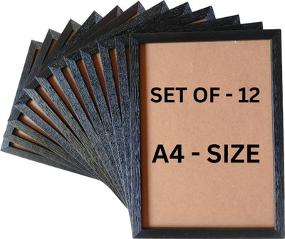 KGSFASHION Wood Wall Photo Frame(Black, 12 Photo(s), 9X12 CM)
