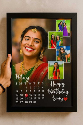 SRS Collection Wood Wall Photo Frame(Black, 5 Photo(s), A4 SRS Collection MDF Wall Photo Frame (Multicolor, 5 Photo(s), Happy Valentine's Day Photo Frame Gift Picture Frame with Multiple Photos Custom Gift for Birthday, Anniversary, Friends,wedding photo frame,baby photo frame,collage,love,gift,coup