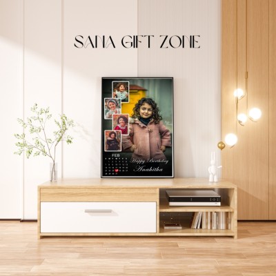 sanagiftzone Wood Wall Photo Frame(Black, 5 Photo(s), 9*12)