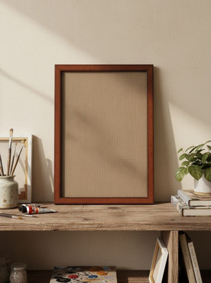 ST ONLINE STORE Wood Wall Photo Frame(Brown, 3 Photo(s), A 4 size)