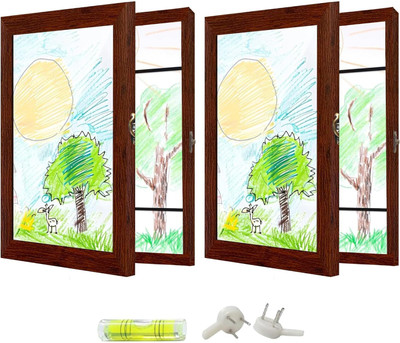 Art Street Polymer Wall Photo Frame(Brown, 1 Photo(s), 9.2x12.6 Inch)