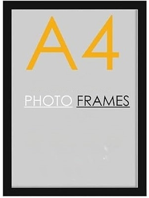 HSB MDF Wall Photo Frame(Black, 1 Photo(s), A4 Size)