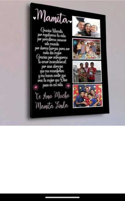 HUMTUMCREATION Wood Wall Photo Frame(Black, 10 Photo(s), Premium A4 Customized Photo Frame | Add Your Photo, Name & Message | Personalized Gift for Couples, Birthday & Home Decor Send photos on Whatsaap No (9251282844) And Get Digital Reprint)