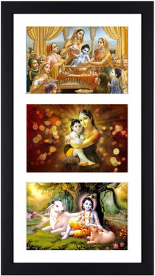 HitechMart Plastic Wall Photo Frame(Black, 1 Photo(s), 20.32 x 35.56 cm)