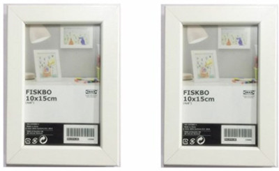 IKEA Polymer Table Photo Frame(White, 2 Photo(s), 10x15)