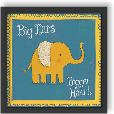 Paper Pajama Co. Wood Wall Photo Frame(Black, 1 Photo(s), 10.5 x 10.5 inches)