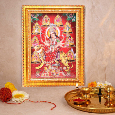 Aksharveda Durga Maa Religious Frame