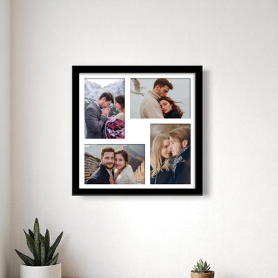Art Street MDF Wall Photo Frame(Black, 4 Photo(s), 4x6 (Inch))