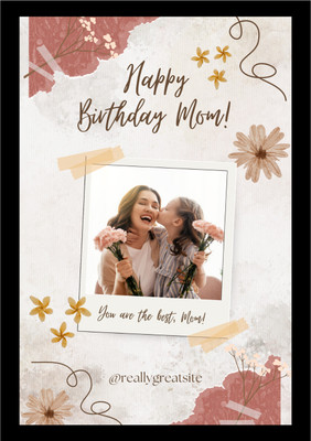 Dekozi Plastic Wall Photo Frame(Black, 1 Photo(s), NA)