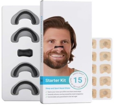 Prim Enterprise Breathing Nasal Strip Starter Kit (15 Count) Nose Shaper(Pack of 1)