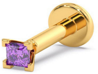 Ceylonmine01 Zircon Gold-plated Plated Stone Nose Stud