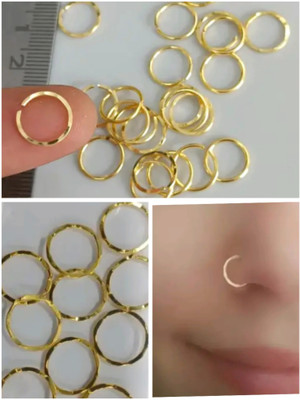 Ramayani collection enterprise Gold-plated Plated Alloy Nose Ring(Pack of 12)