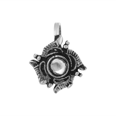 morir Silver Plated Brass Nose Ring