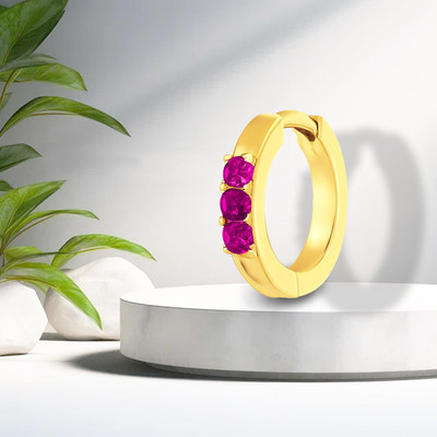 Bawree Crystal Gold-plated Plated Alloy Nose Ring
