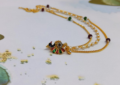 Aaruhi Creation Alloy Nose Ring