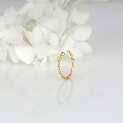 GIVA Gold-plated Plated Sterling Silver Nose Ring
