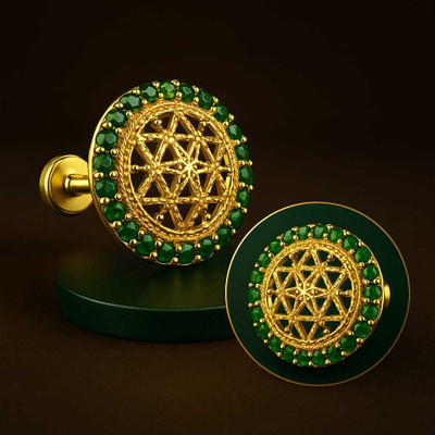zhouse Gold-plated Plated Brass Nose Stud