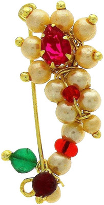 Miami Cubic Zirconia Copper, NA Plated Copper, Brass Nose Ring