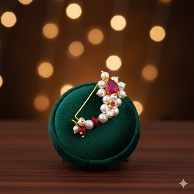 Bawree Gold-plated Plated Metal Nathiya