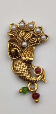 RAJESH Agate Gold-plated Plated Alloy Nathiya