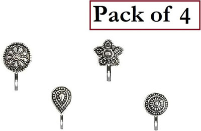 Kaima Metal Nose Ring Set(Pack of 4)