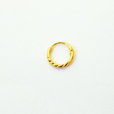 RENU CREATION Gold-plated Plated Brass Nose Ring