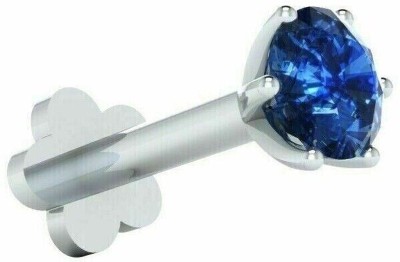 Ceylonmine01 Sapphire Silver Plated Alloy Nose Stud