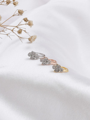 MALIFIONNA Gold-plated Plated Alloy Nose Ring(Pack of 3)