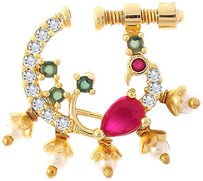 UshaGold Gold-plated Plated Copper Nose Ring