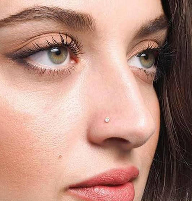 house of common Gold-plated Plated Alloy Nose Stud
