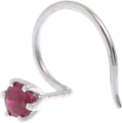 Ceylonmine01 Ruby Silver Plated Alloy Nose Stud