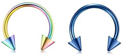 Sorellaz Metal Nose Ring Set(Pack of 2)