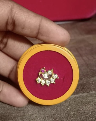 ARS Cubic Zirconia Gold-plated Plated Copper Nose Stud Set