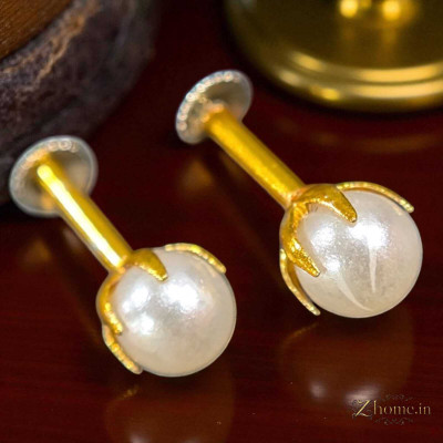 zhouse Gold-plated Plated Crystal Nose Stud Set